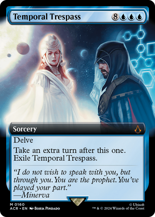 Temporal Trespass (ACR-160) - mythic: (Extended Art)