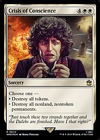 Crisis of Conscience (WHO-622) - rare - Foil