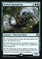 Evolved Spinoderm (PRE-166S) - rare - Foil