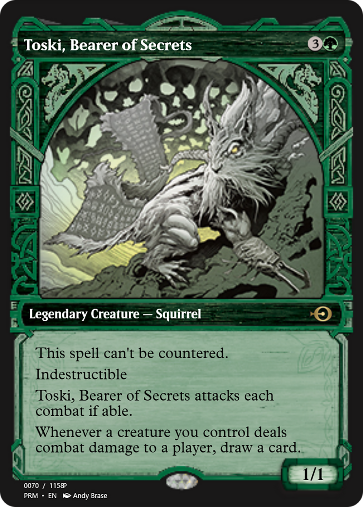 Toski, Bearer of Secrets (PRM-88340) - rare