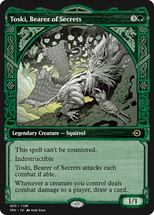 Toski, Bearer of Secrets (PRM-88340) - rare - Foil