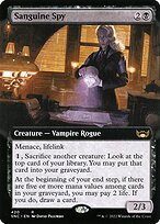 Sanguine Spy (SNC-420) - rare: (Extended Art) - Foil
