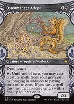 Osteomancer Adept (BLB-312) - rare: (Showcase) (Borderless) - Foil