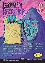 Goblin Recruiter (SLD-1313) - rare (Borderless)