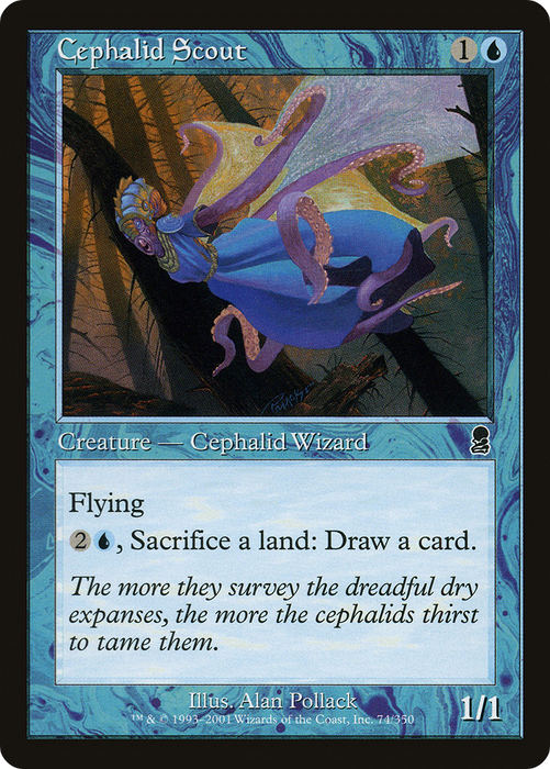 Cephalid Scout (ODY-074) - common - Foil