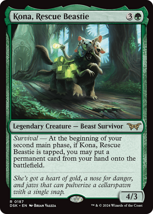 Kona, Rescue Beastie (DSK-187) - rare - Foil
