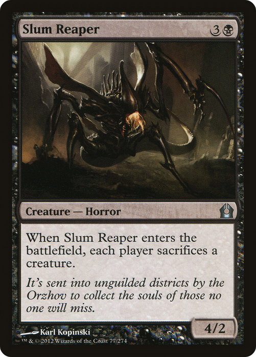 Slum Reaper (RTR-077) - uncommon - Foil