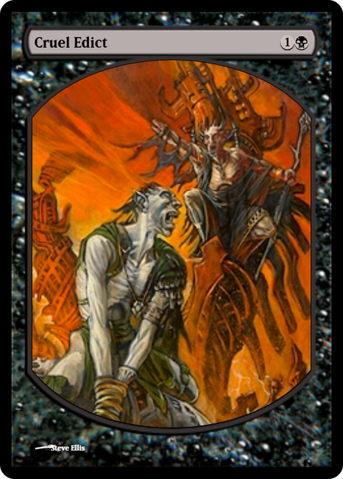 Cruel Edict (PRM-35062) - rare - Foil
