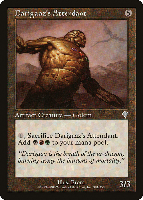 Darigaaz's Attendant (INV-301) - uncommon - Foil