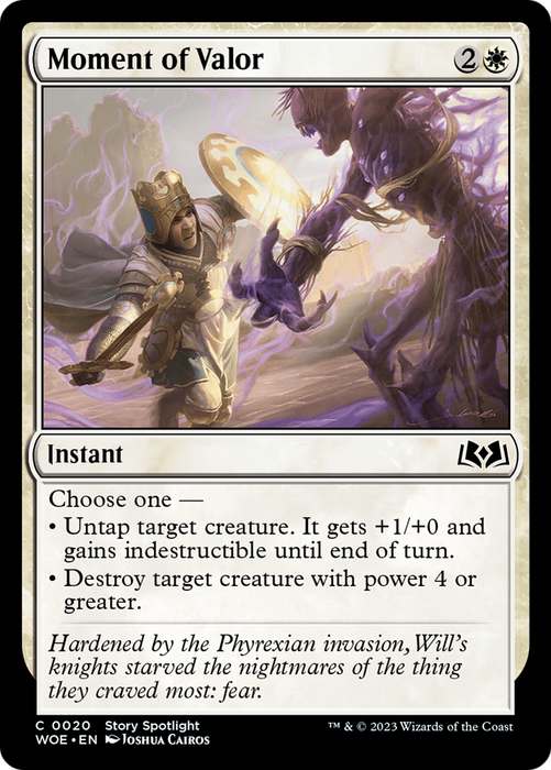 Moment of Valor (WOE-020) - common - Foil