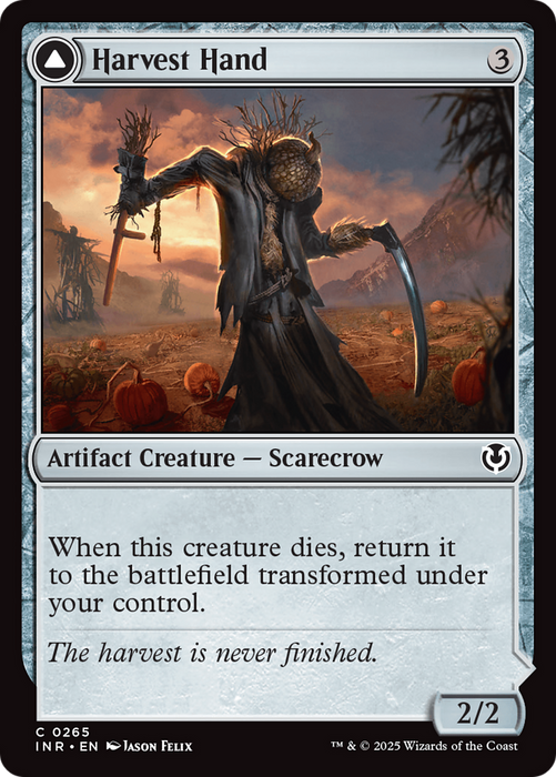 Harvest Hand // Scrounged Scythe (INR-265) - common - Foil