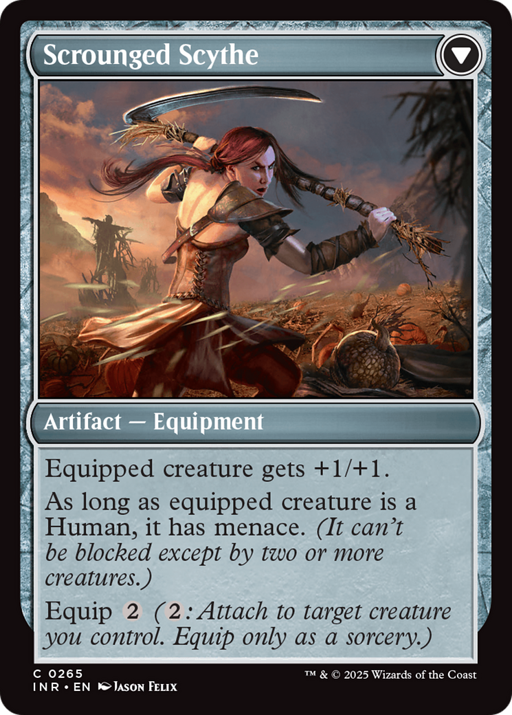 Harvest Hand // Scrounged Scythe (INR-265) - common - Foil
