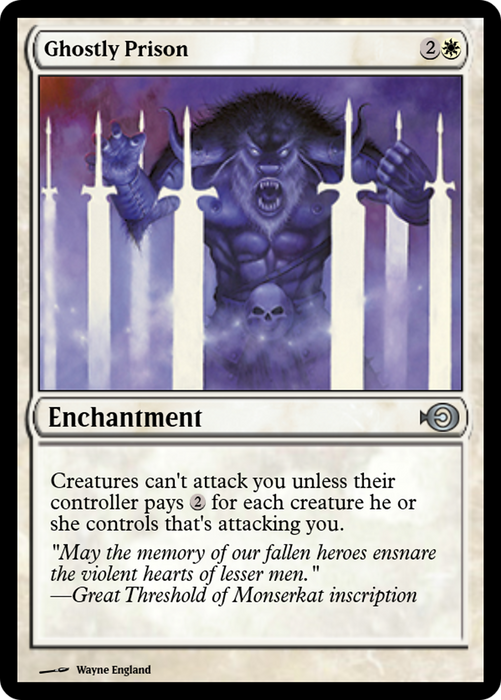 Ghostly Prison (PRM-43538) - uncommon - Foil