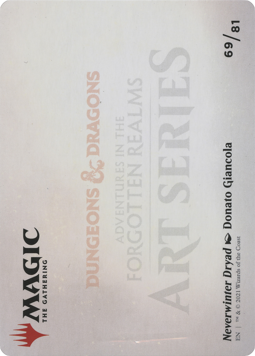 Neverwinter Dryad // Neverwinter Dryad (AAFR-069) - common (Borderless) - Foil