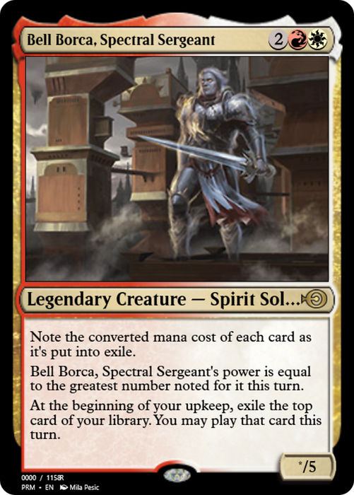 Bell Borca, Spectral Sergeant (PRM-86308) - rare - Foil