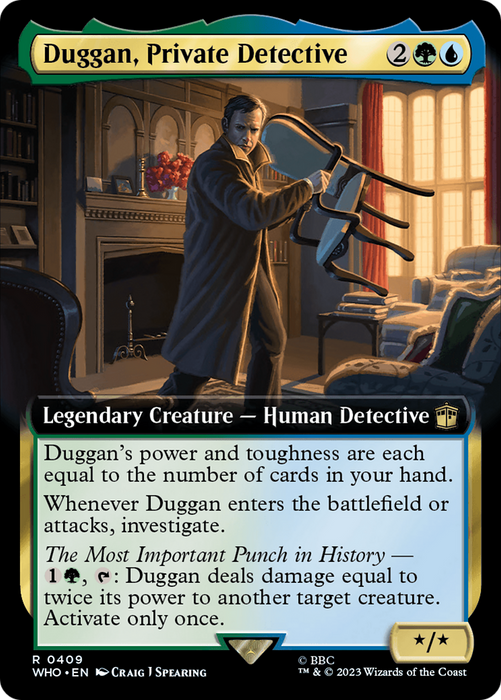 Duggan, Private Detective (WHO-409) - rare: (Extended Art) - Foil