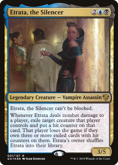 Etrata, the Silencer (GR1-001) - rare - Foil