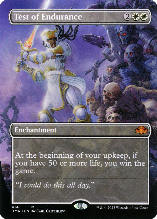 Test of Endurance (DMR-414) - mythic (Borderless)