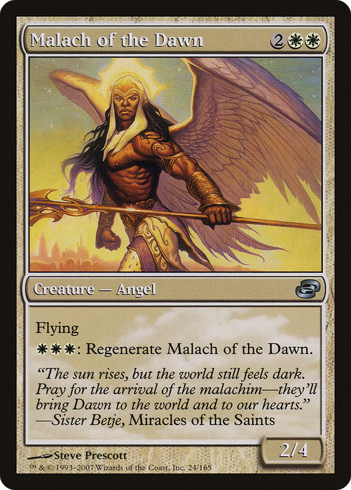 Malach of the Dawn (PLC-024) - uncommon: (colorshifted)
