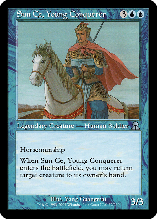 Sun Ce, Young Conquerer (ME3-052) - uncommon - Foil
