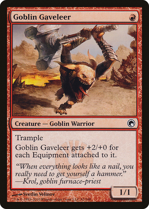 Goblin Gaveleer (SOM-092) - common - Foil