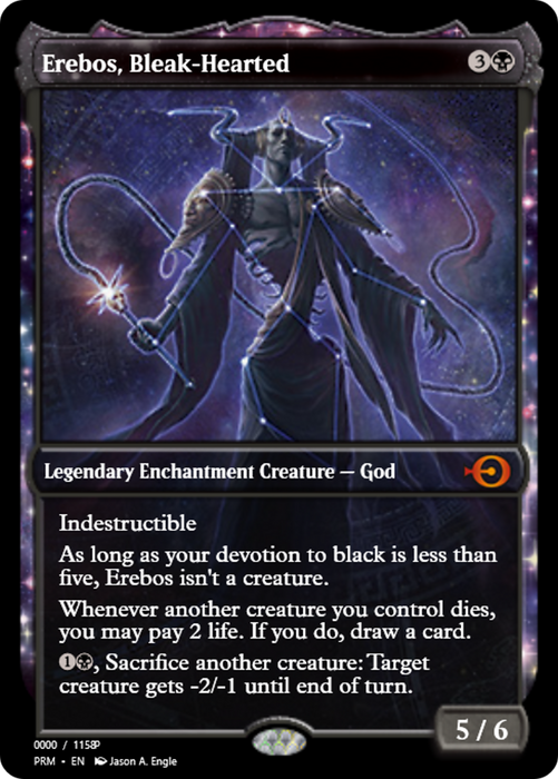 Erebos, Bleak-Hearted (PRM-79851) - mythic: (enchantment)