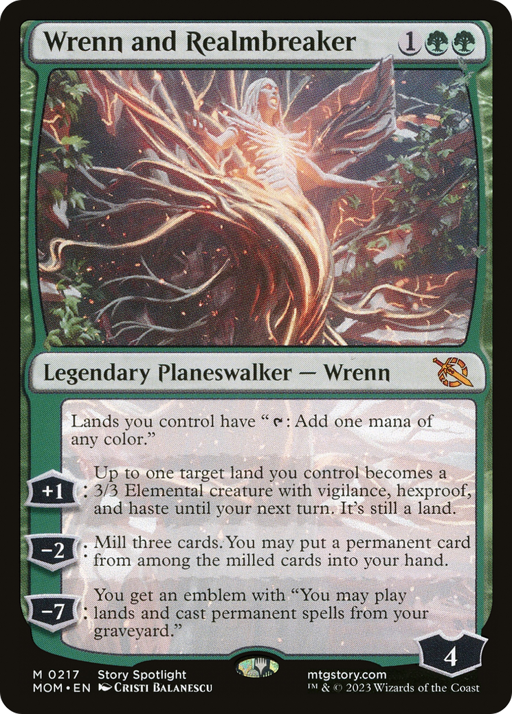Wrenn and Realmbreaker (MOM-217) - mythic