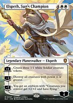 Elspeth, Sun's Champion (BLC-097) - mythic (Borderless) - Foil