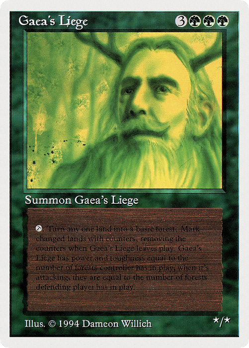 Gaea's Liege (SUM-198) - rare