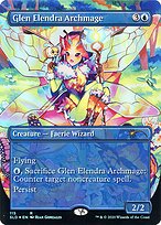 Glen Elendra Archmage (SLD-115) - rare (Borderless) - Foil