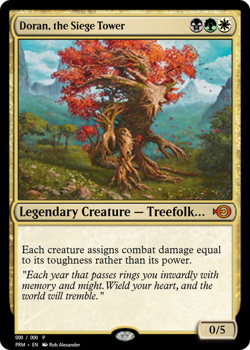Doran, the Siege Tower (PRM-65658) - mythic - Foil