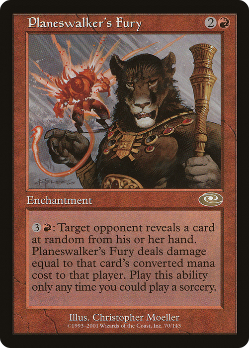 Planeswalker's Fury (PLS-070) - rare - Foil
