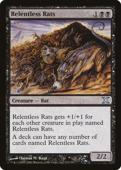Relentless Rats (10E-173) - uncommon