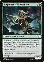 Serpent-Blade Assailant (MOM-205) - common - Foil