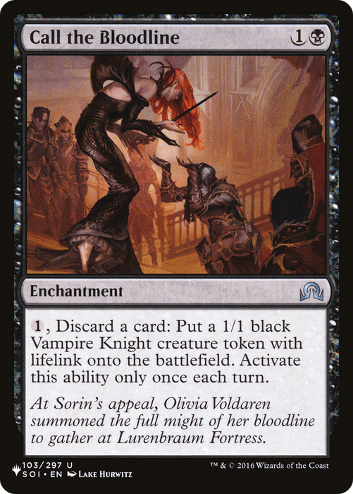 Call the Bloodline (LIST-SOI-103) - uncommon