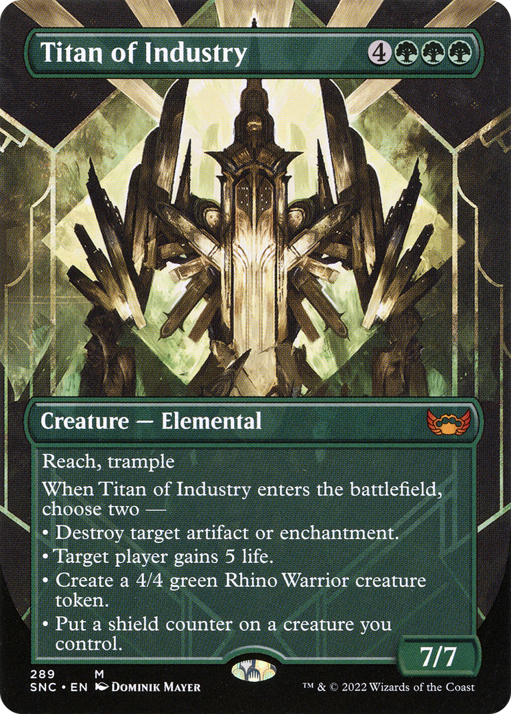 Titan of Industry (SNC-289) - mythic (Borderless) - Foil