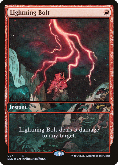 Lightning Bolt (SLD-084) - rare - Foil