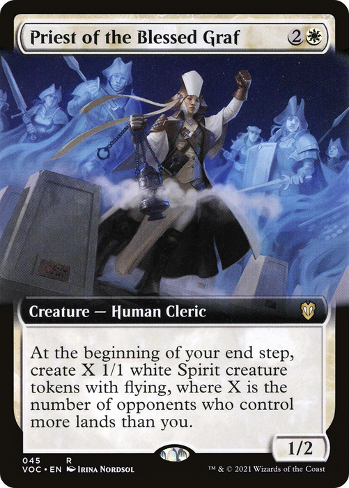Priest of the Blessed Graf (VOC-045) - rare: (Extended Art)