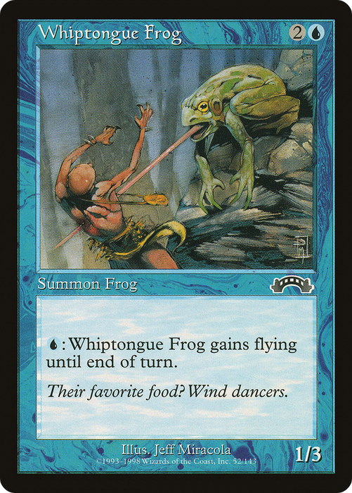 Whiptongue Frog (EXO-052) - common