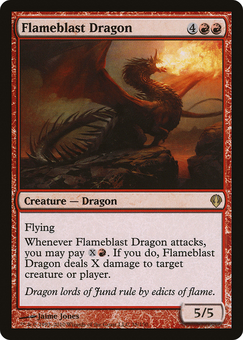 Flameblast Dragon (ARC-038) - rare