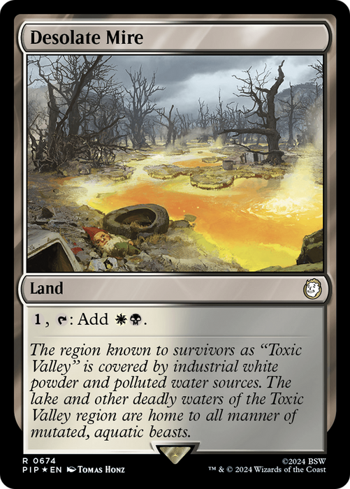 Desolate Mire (PIP-674) - rare - Foil