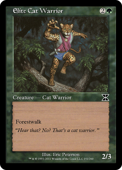 Elite Cat Warrior (ME4-151) - common - Foil