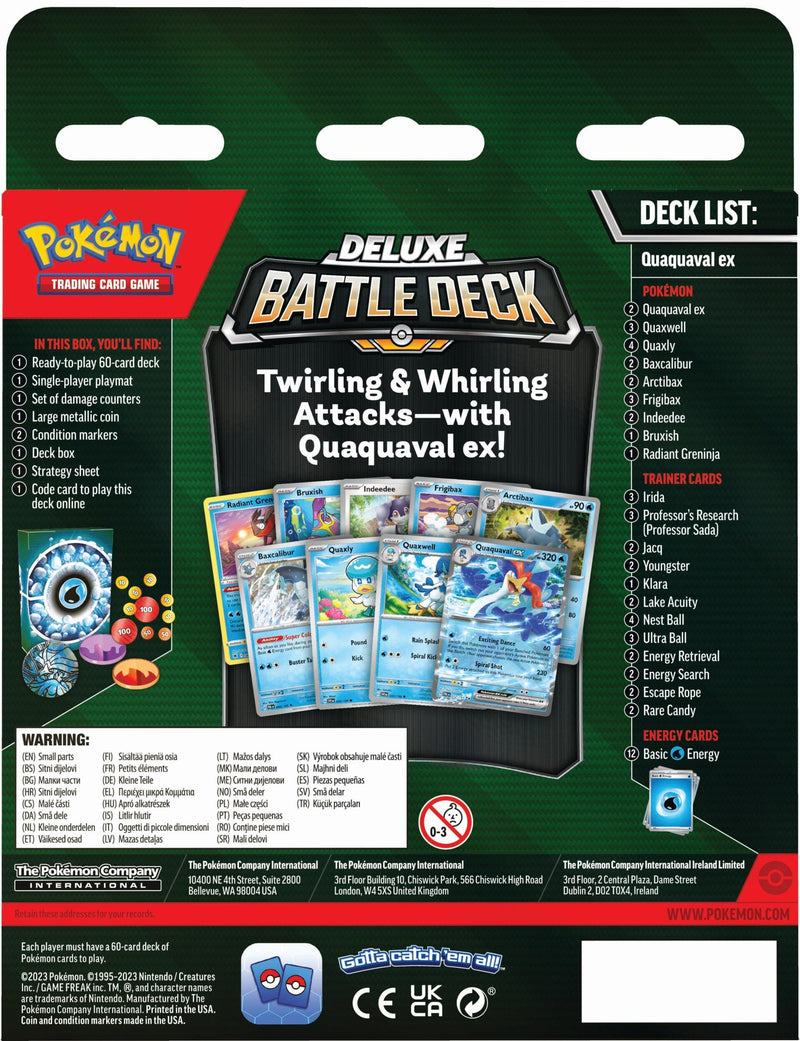 Deluxe Battle Deck - Quaquaval ex (anglais)