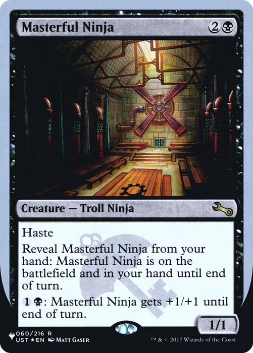 Masterful Ninja (LIST-022) - rare - Foil