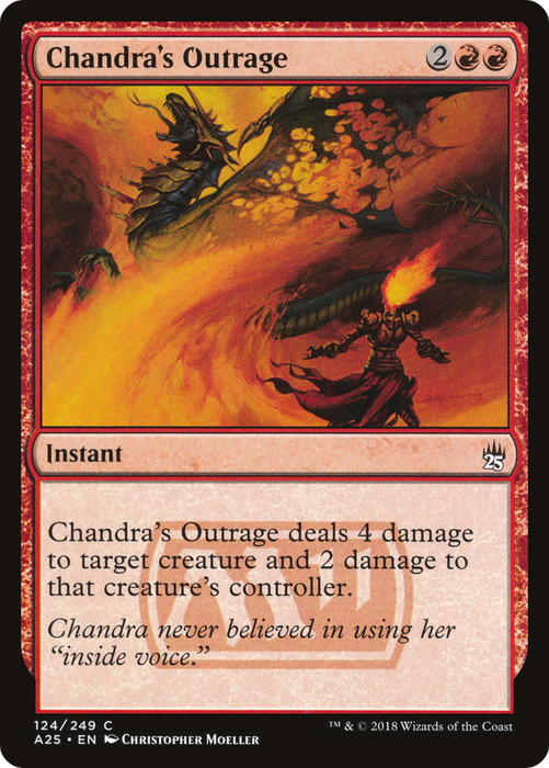 Chandra's Outrage (A25-124) - common