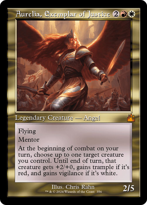Aurelia, Exemplar of Justice (RVR-356) - mythic