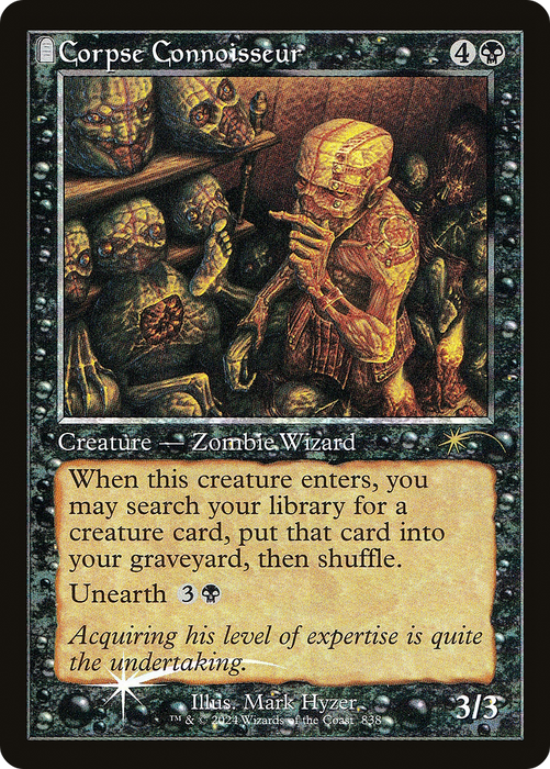 Corpse Connoisseur (SLD-838) - rare: (tombstone) - Foil