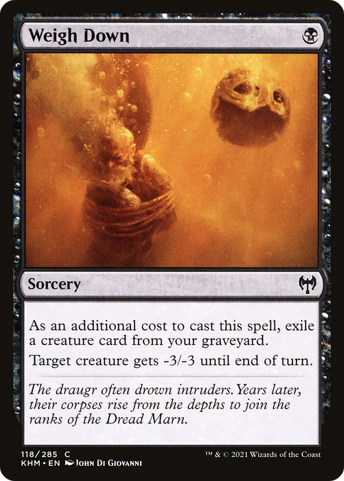 Weigh Down (KHM-118) - common