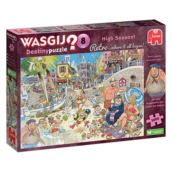 Wasgij ? : Haute Saison! - Destiny Retro 8 (1000 pièces)