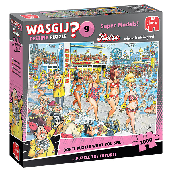 Wasgij? : Super Models ! -Destiny Retro 9 (1000 pieces)